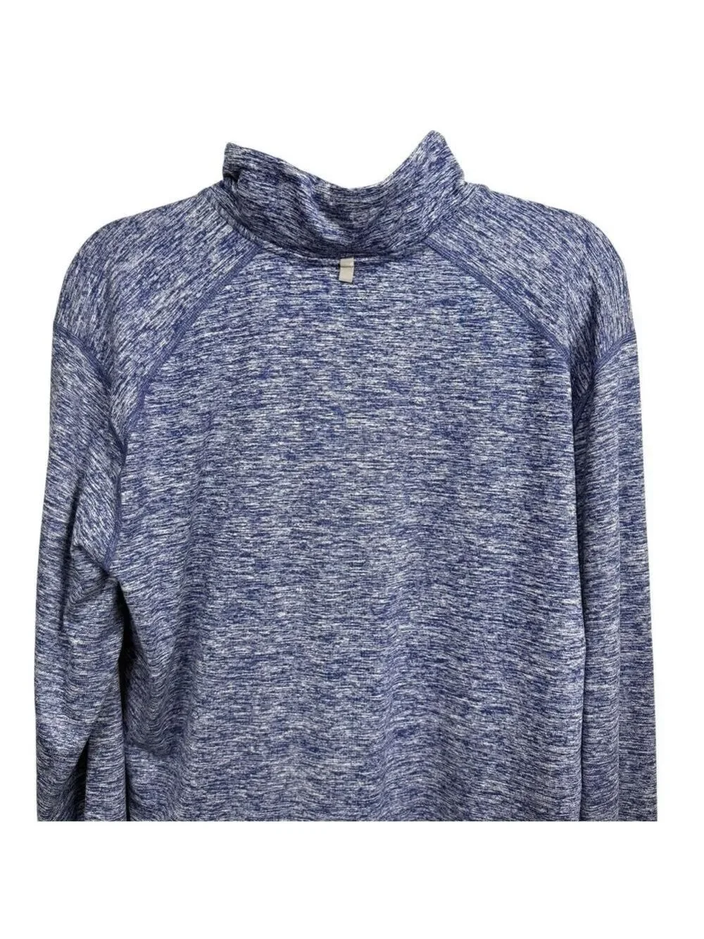 Nike Dri-Fit Blue Quarter Zip Long Sleeve Pullover Men's Large‎